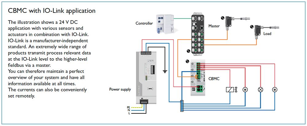 Chart - Phoenix Contact CBMC Circuit Breakers with IO-Link Interface